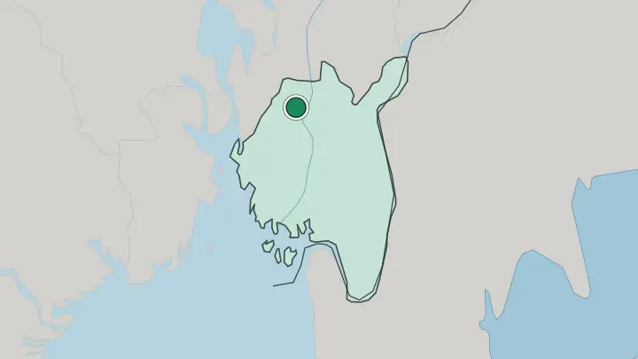 Map of Spydeberg in Norway