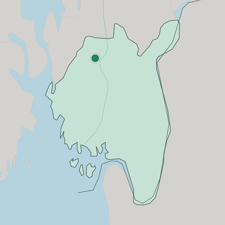 Map showing Spydeberg — In Østfold