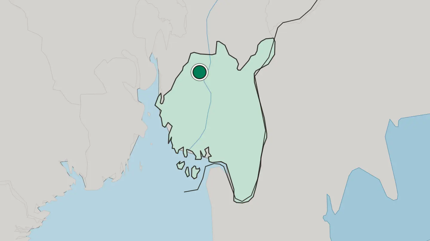 Map of Spydeberg in Norway