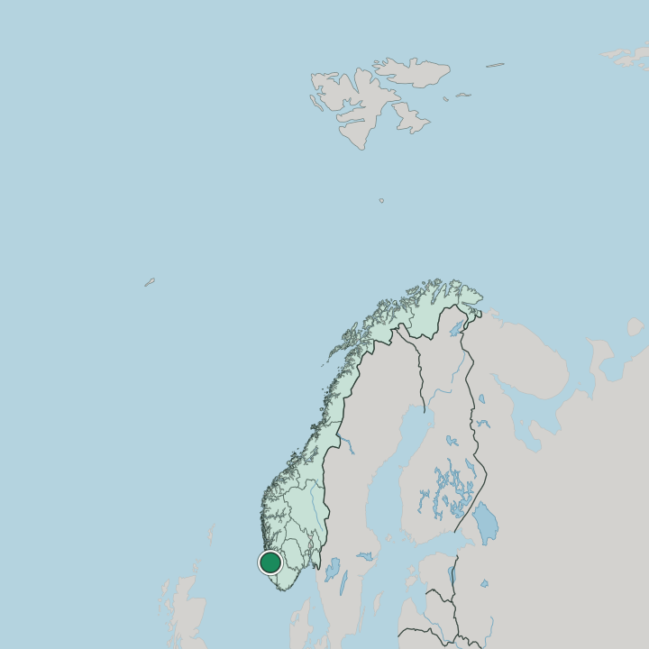 Map showing Judaberg — In Norway
