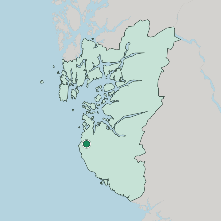 Map showing Kleppe — In Rogaland