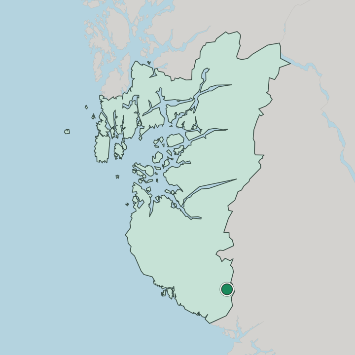Map showing Moi — In Rogaland