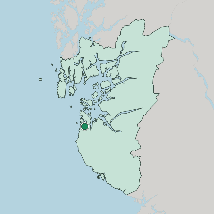 Map showing Sola — In Rogaland