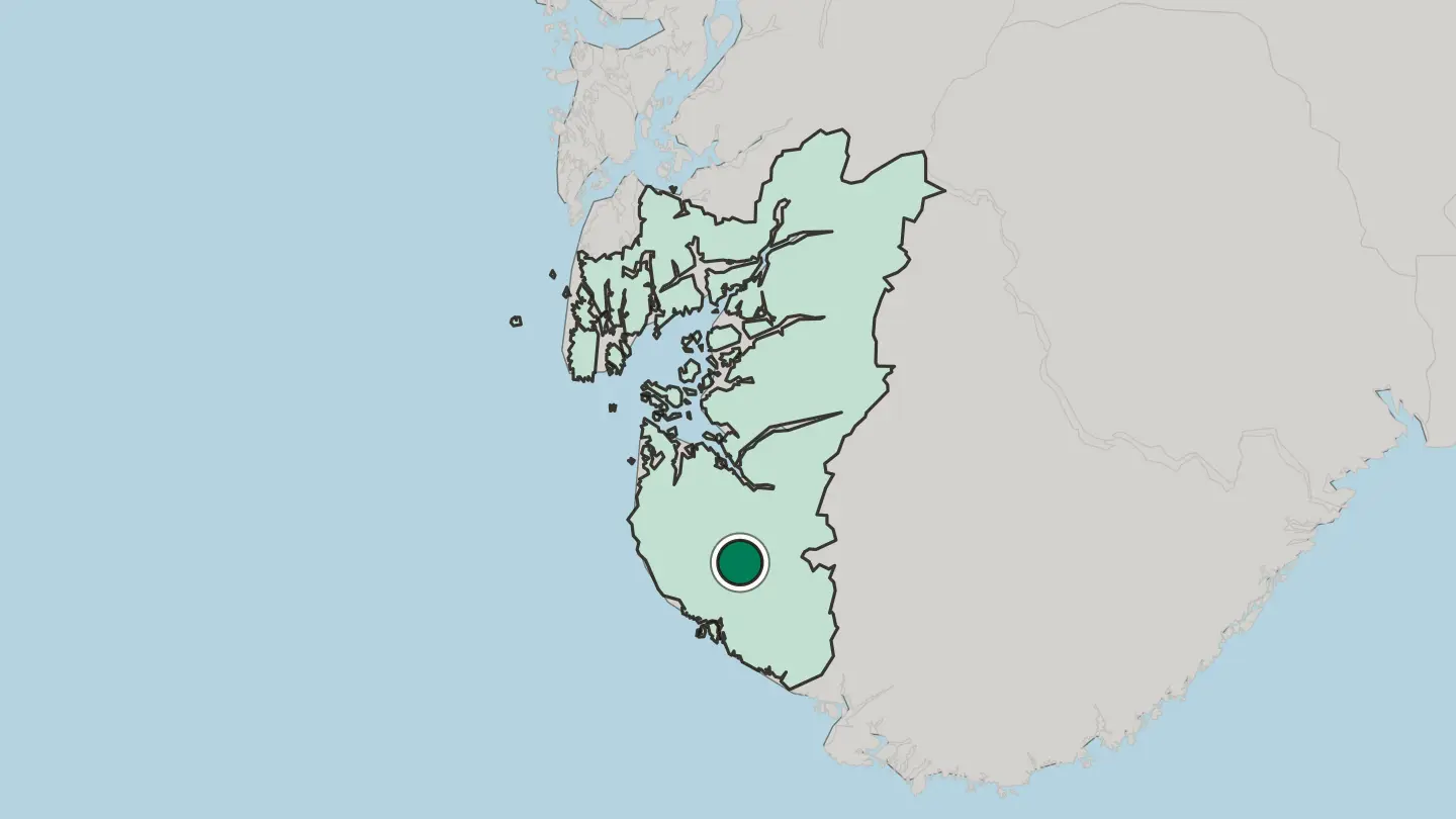 Map of Vikeså in Norway