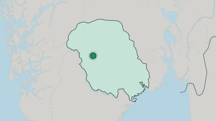 Map of Åmot in Norway