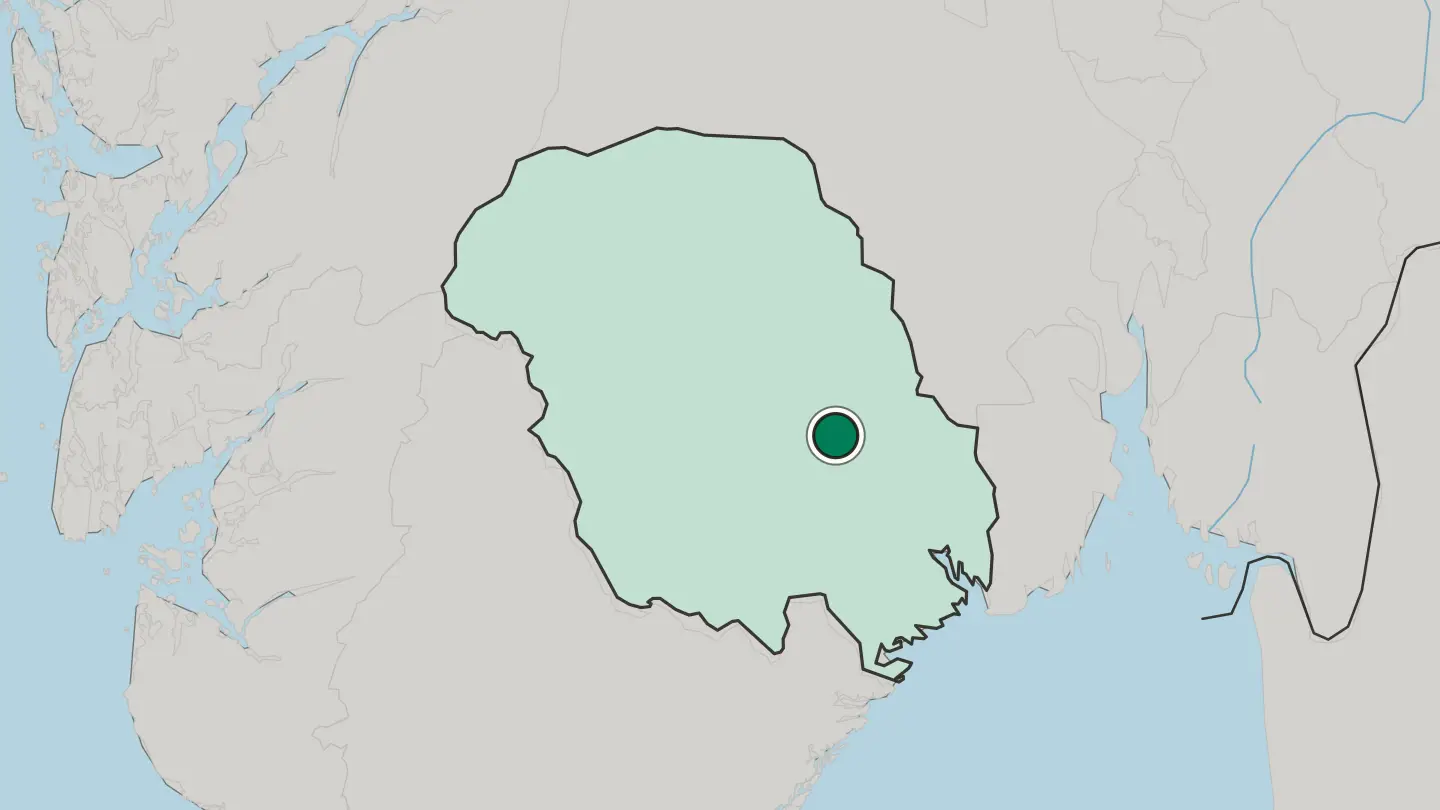 Map of Bø in Norway