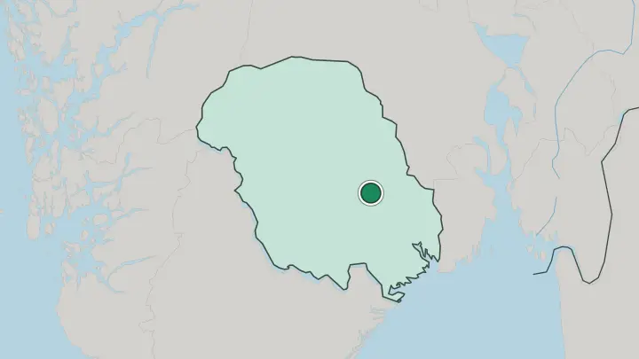 Map of Bø in Norway