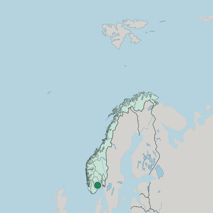Map showing Prestestranda — In Norway
