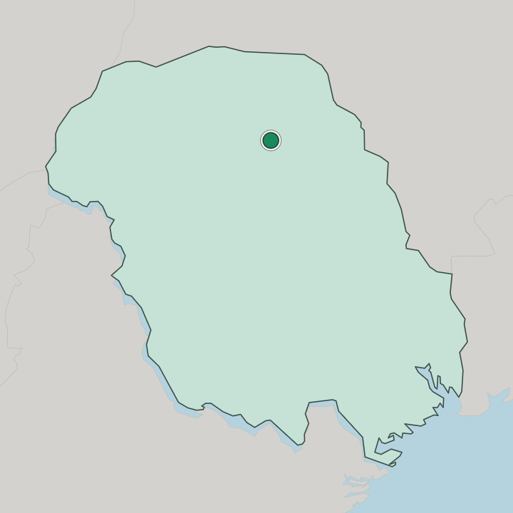 Map showing Rjukan — In Telemark