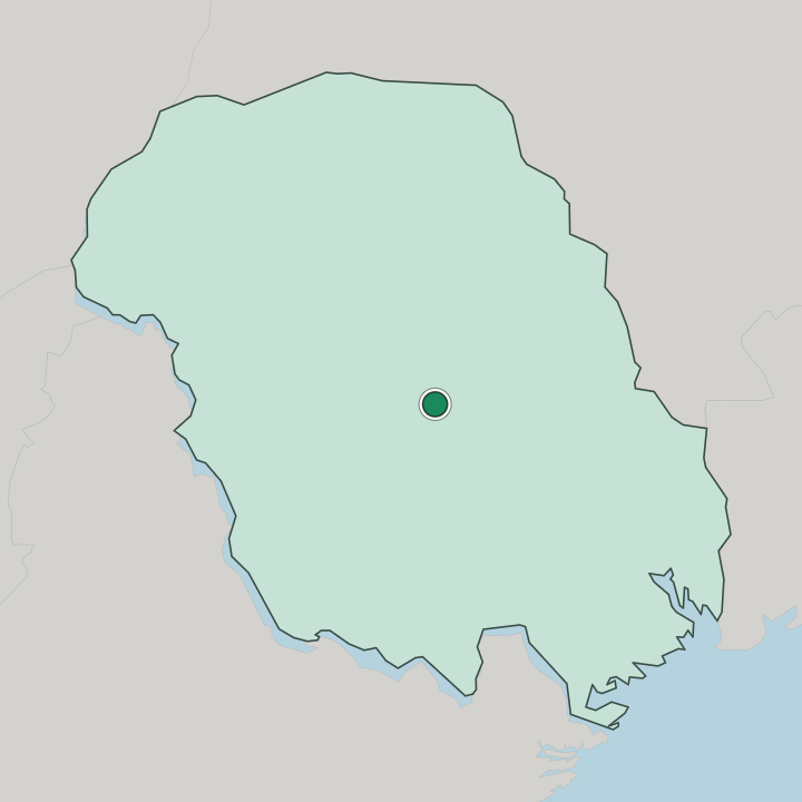 Map showing Seljord — In Telemark