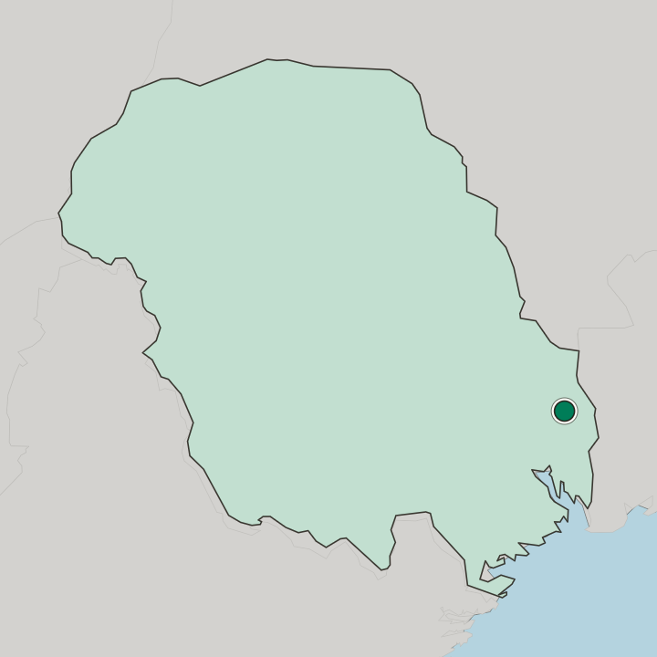 Map showing Siljan — In Telemark fylke