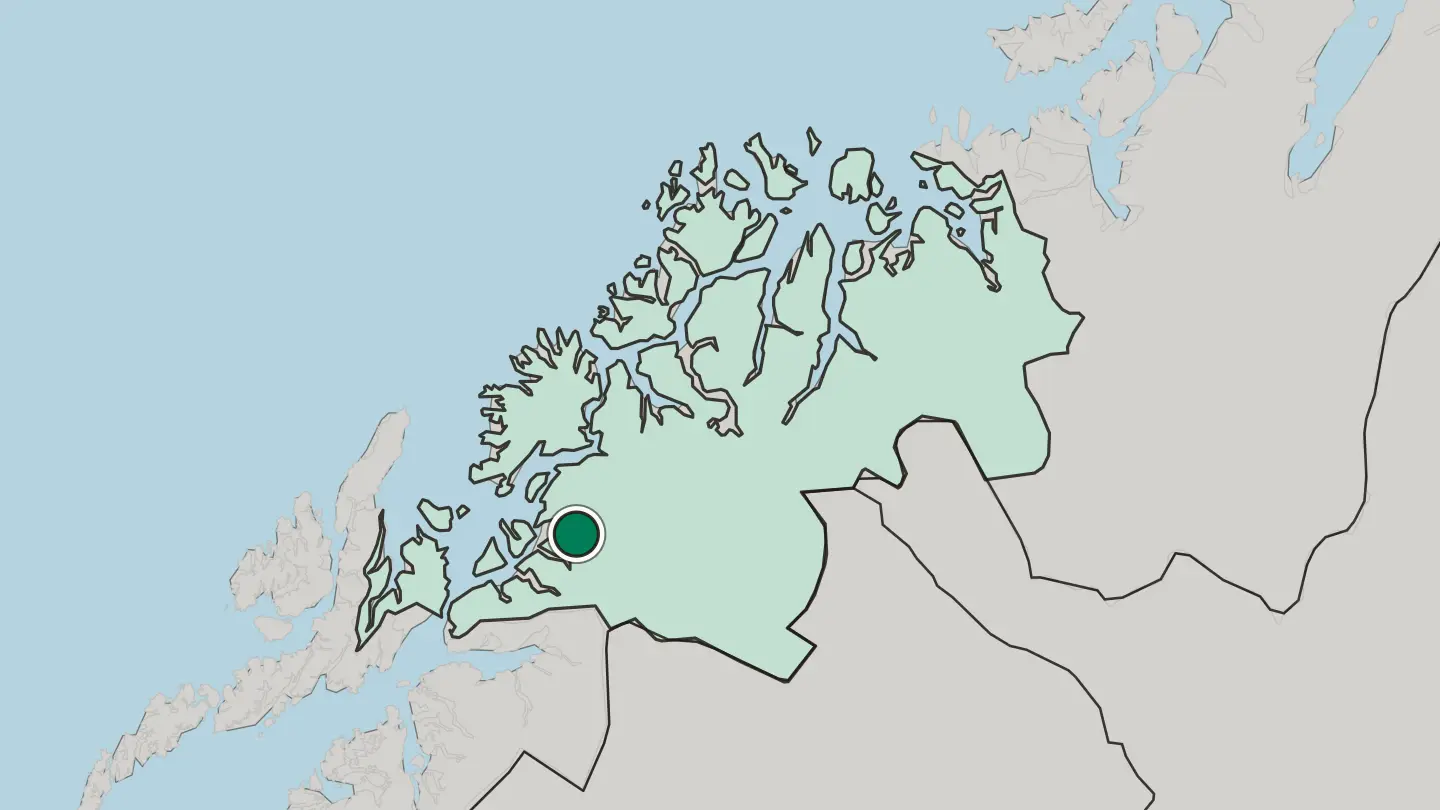 Map of Sjøvegan in Norway