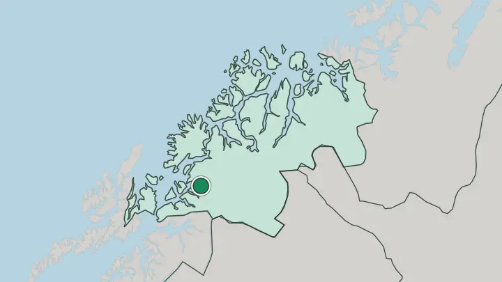 Map of Sjøvegan in Norway