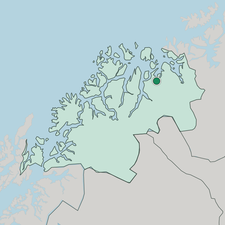 Map showing Storslett — In Troms