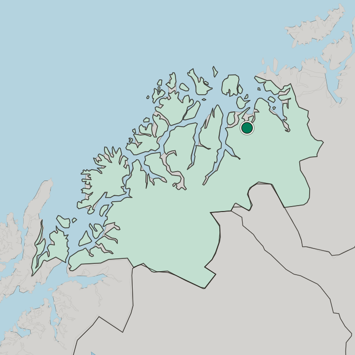 Map showing Storslett — In Troms