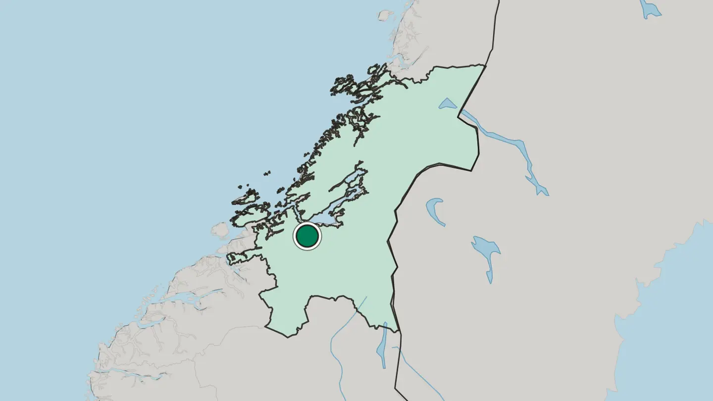 Map of Børsa in Norway