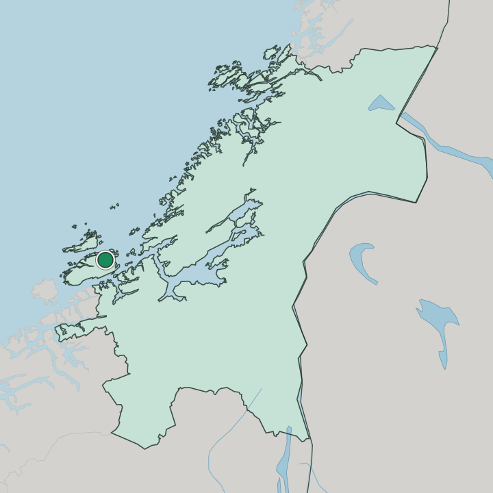 Map showing Fillan — In Trøndelag