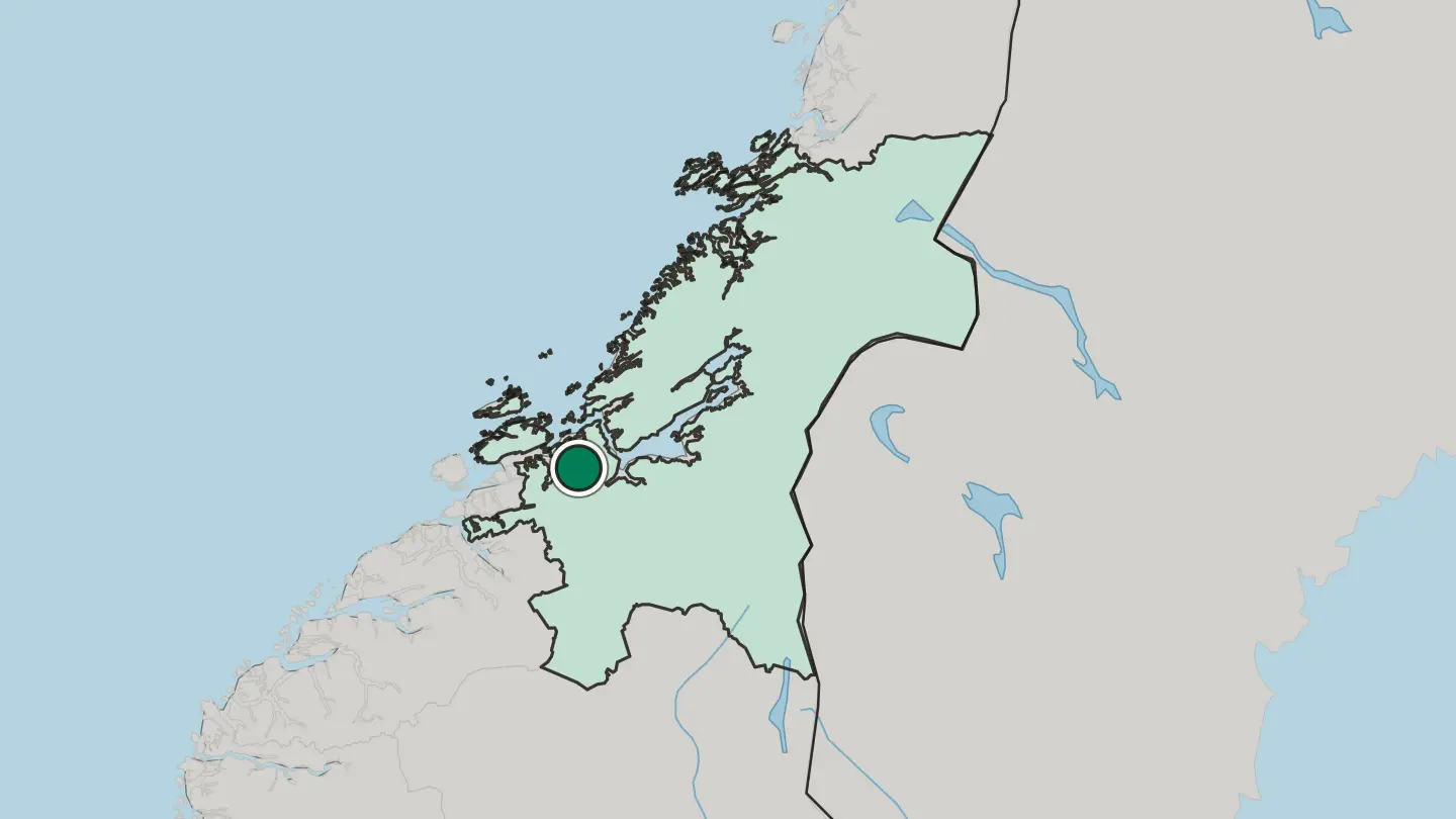 Map of Krokstadøra in Norway