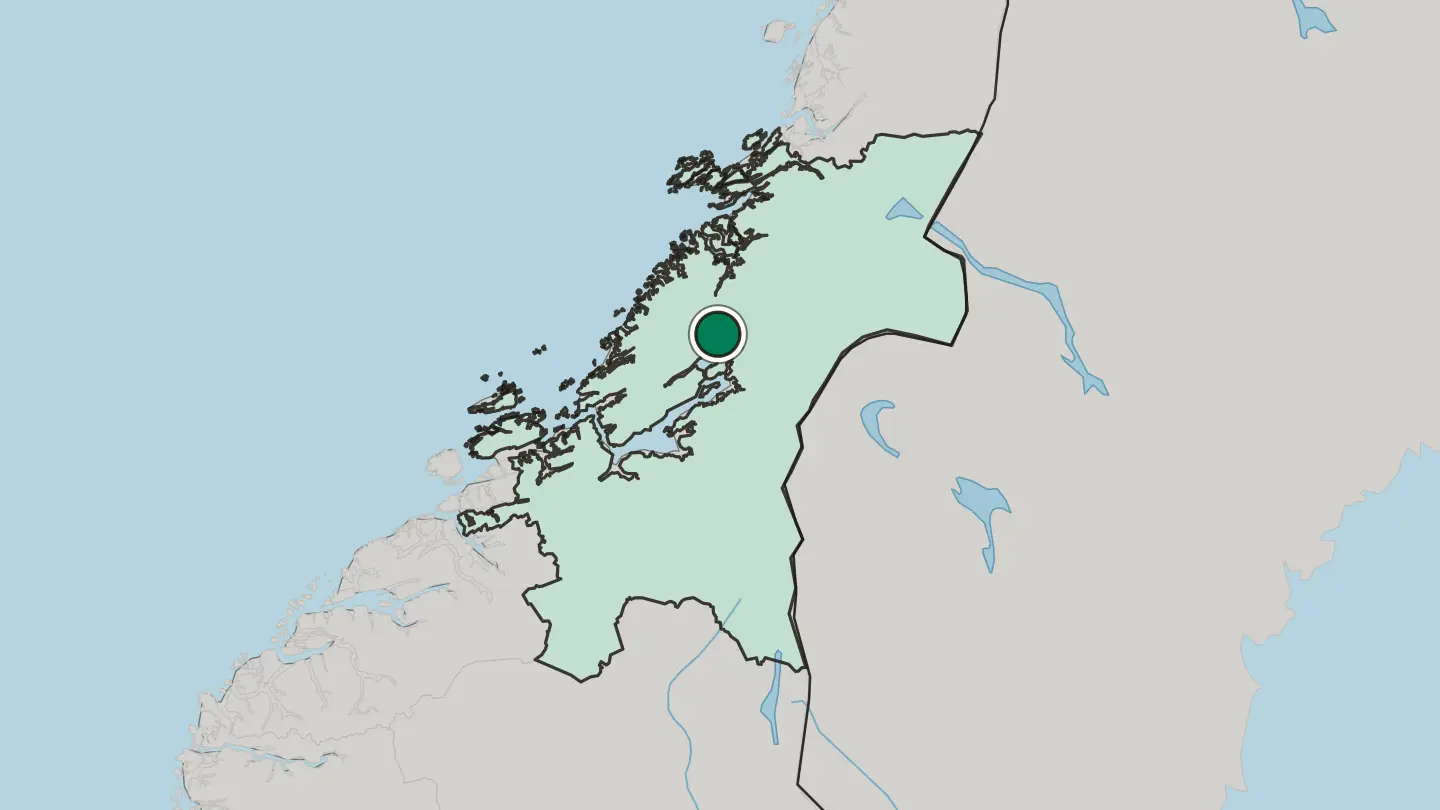 Map of Malm in Norway