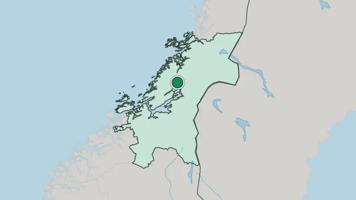 Map of Malm in Norway