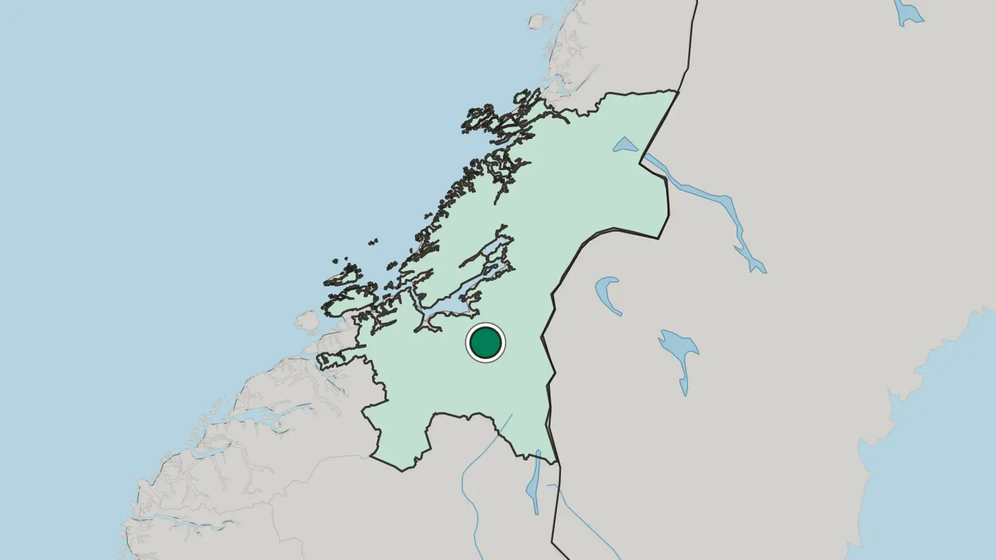 Map of Mebonden in Norway