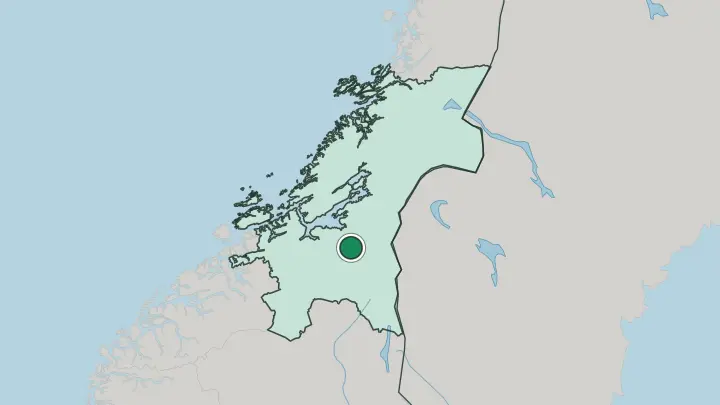 Map of Mebonden in Norway