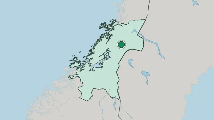 Map of Snåase in Norway
