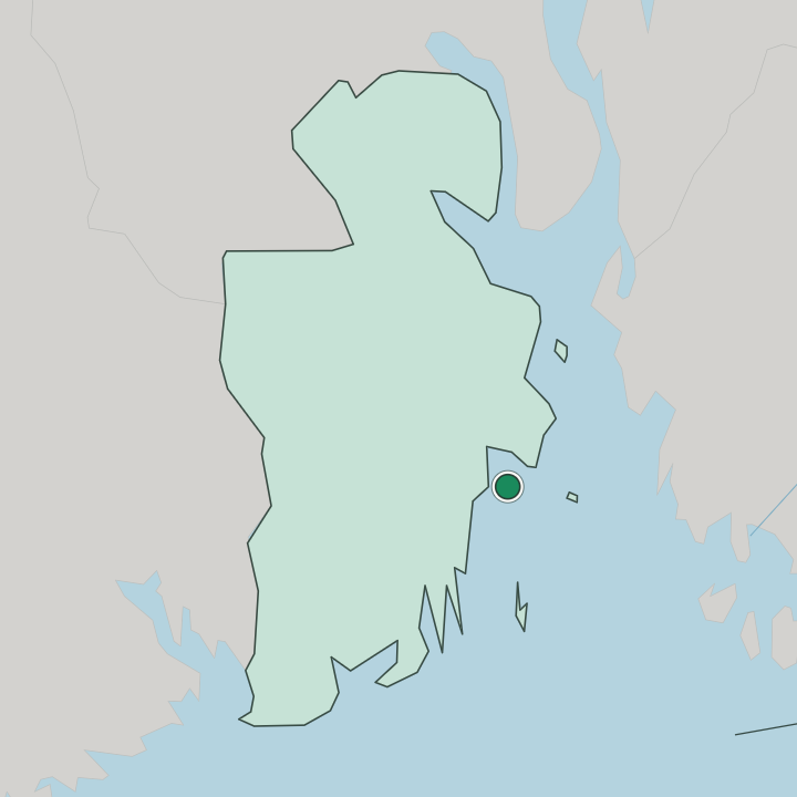 Map showing Borgheim — In Vestfold