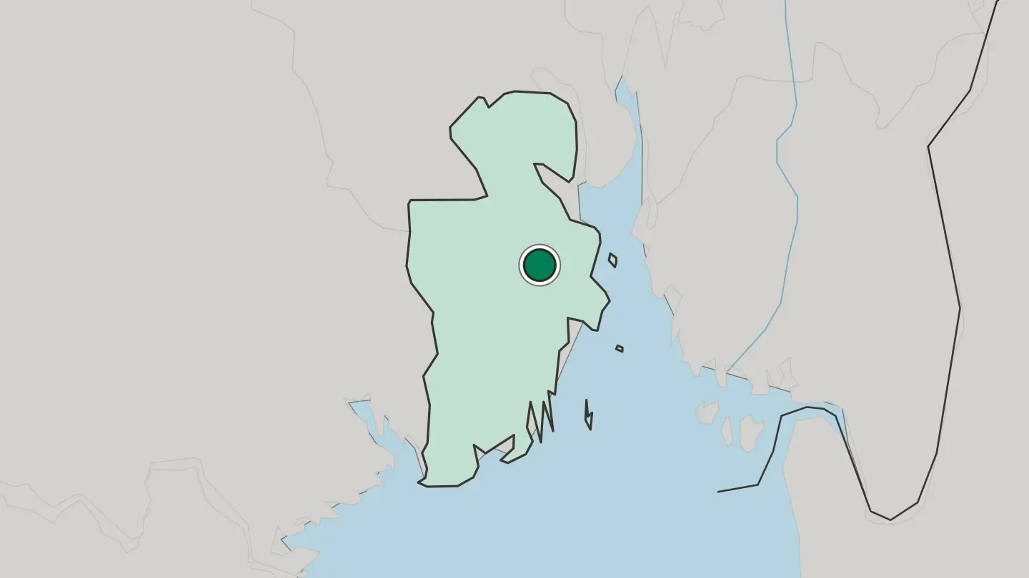 Map of Revetal in Norway
