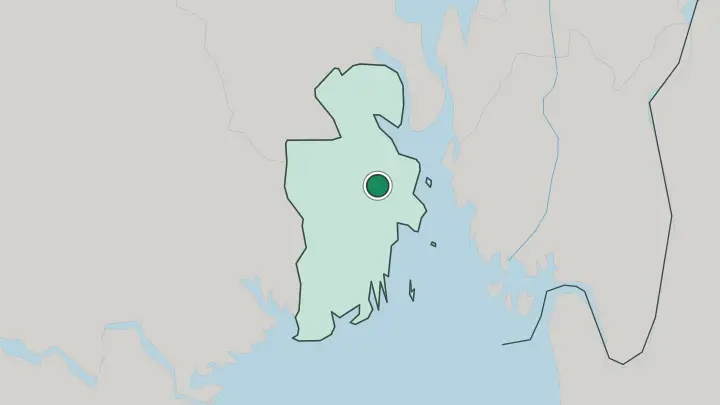 Map of Revetal in Norway