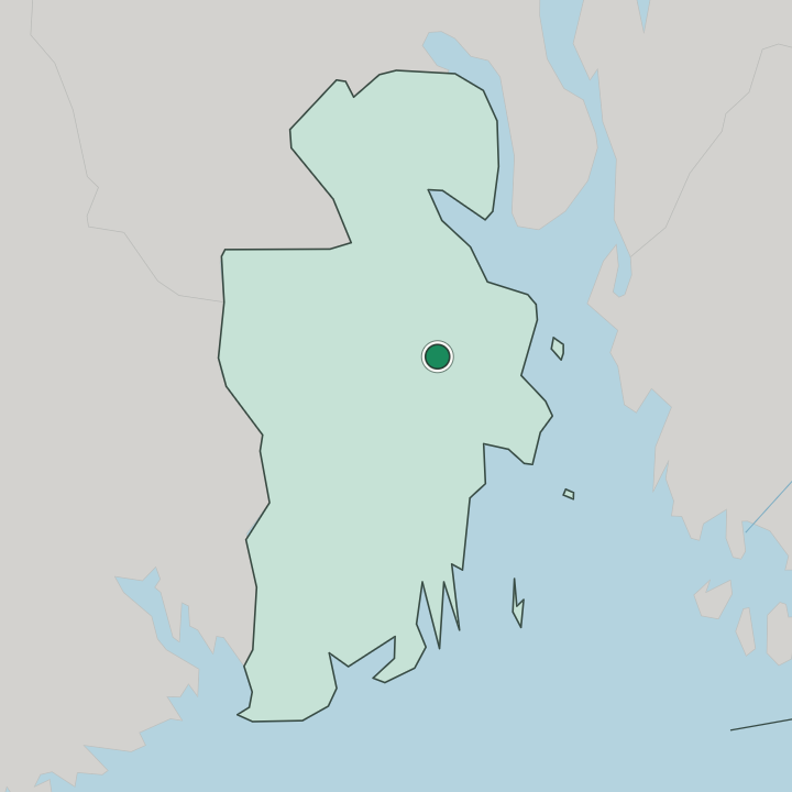 Map showing Revetal — In Vestfold