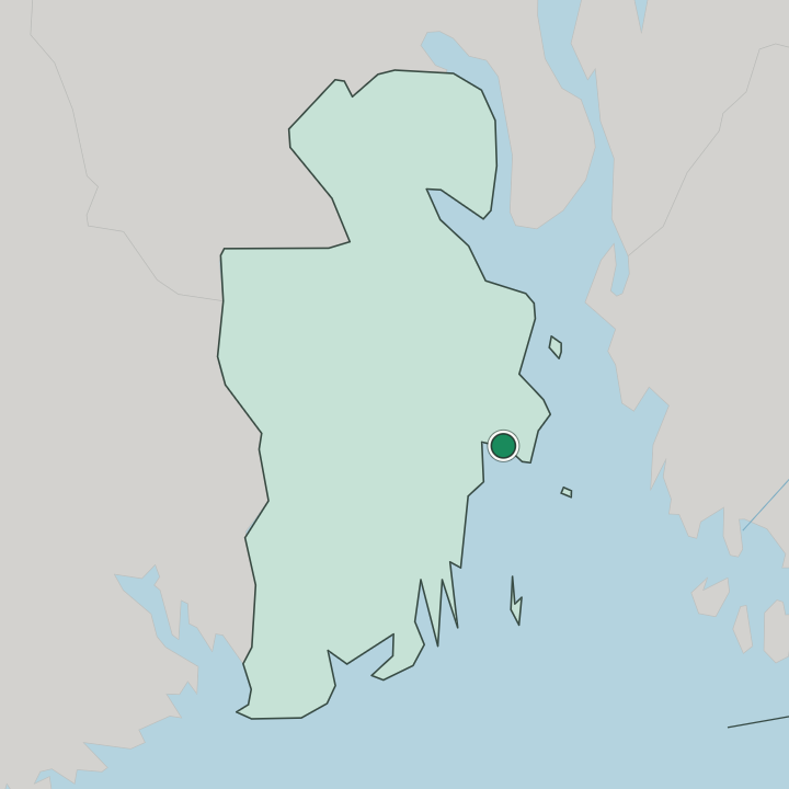 Map showing Eik — In Vestfold