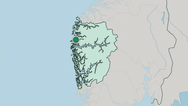 Map of Askvoll in Norway