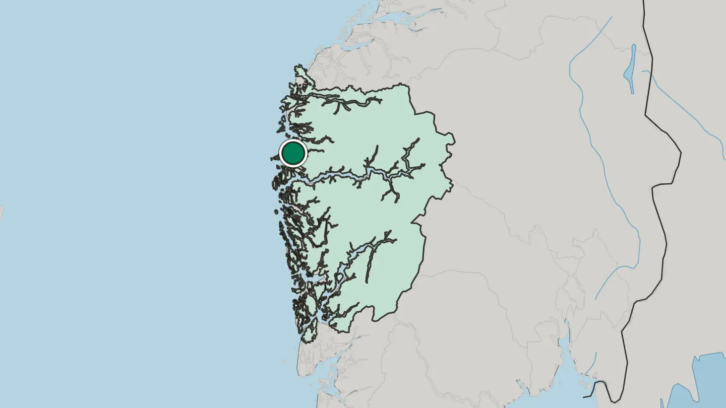 Map of Askvoll in Norway