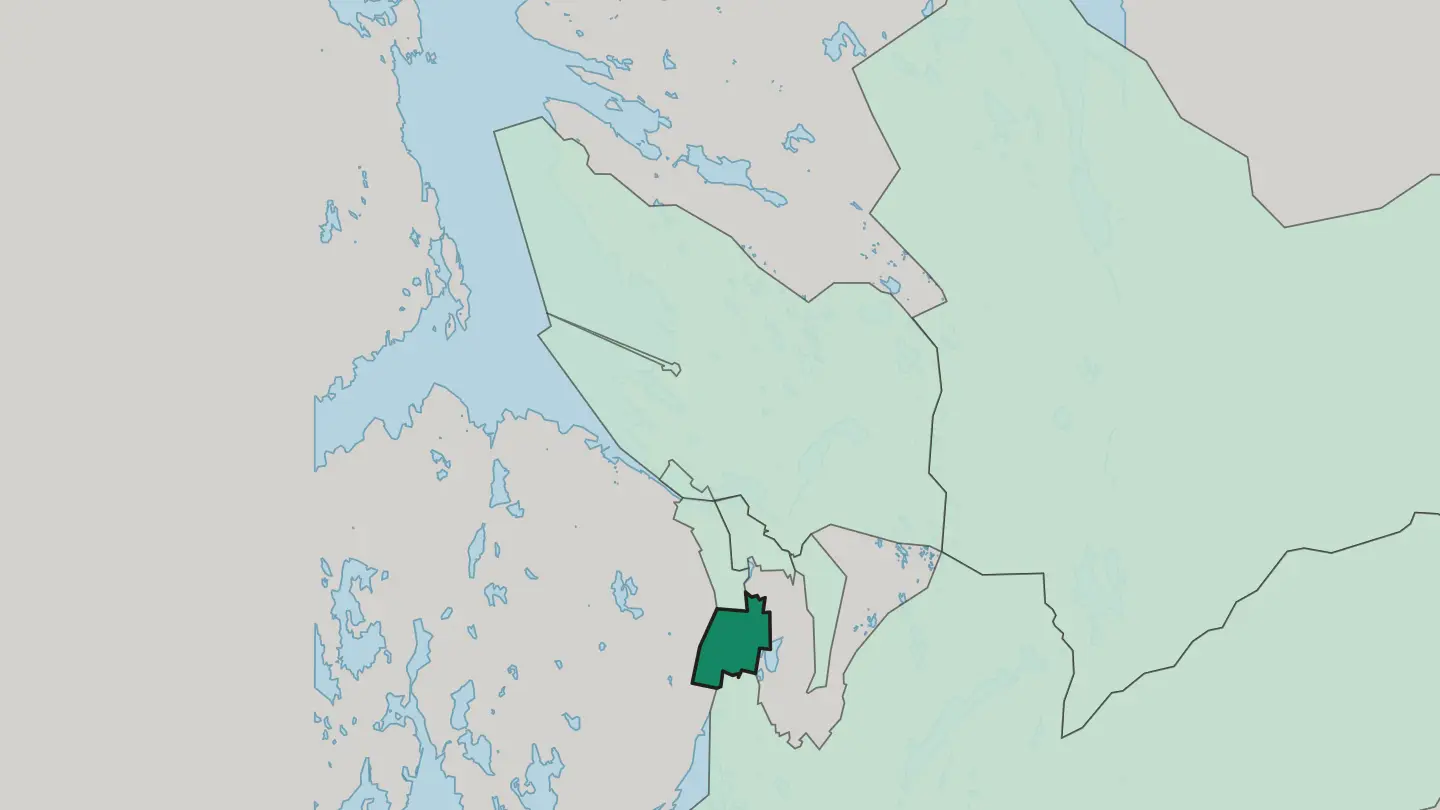 Map of Minde in Bergen