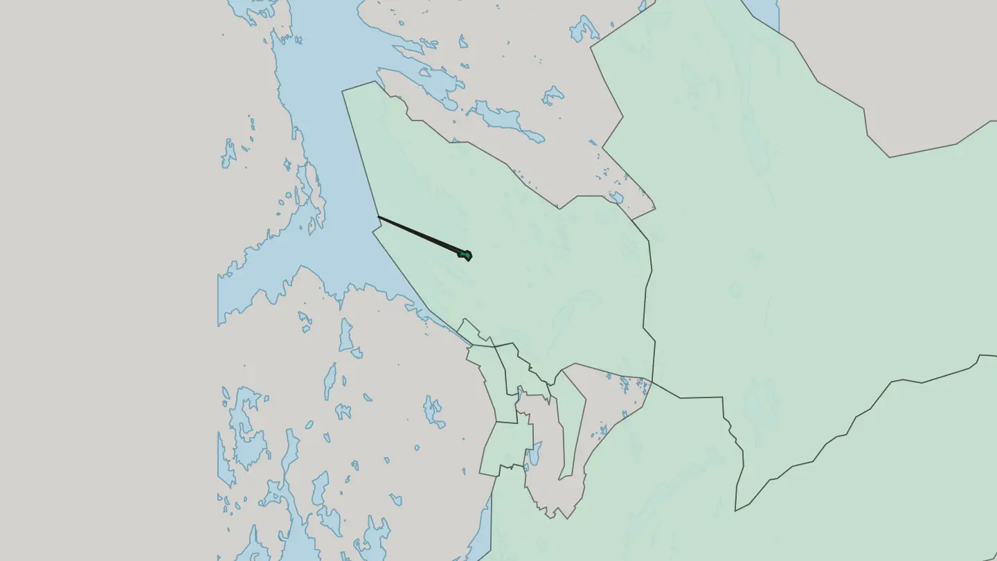 Map of Skuteviken in Bergen