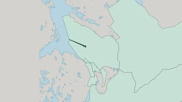 Map of Skuteviken in Bergen