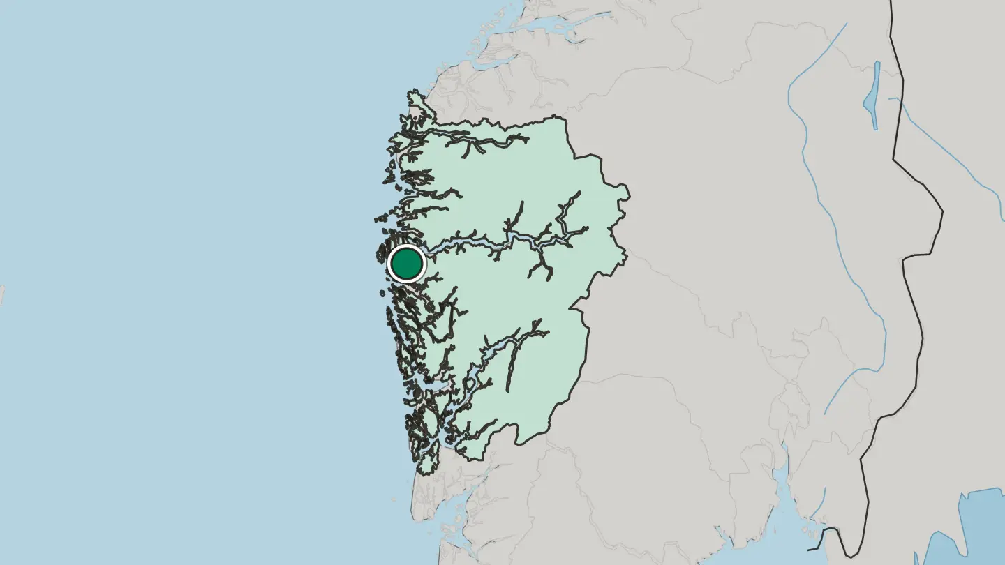 Map of Eivindvik in Norway