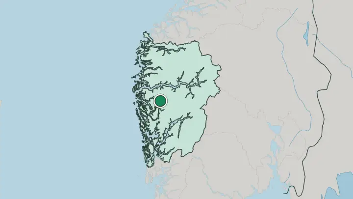 Map of Mo in Norway