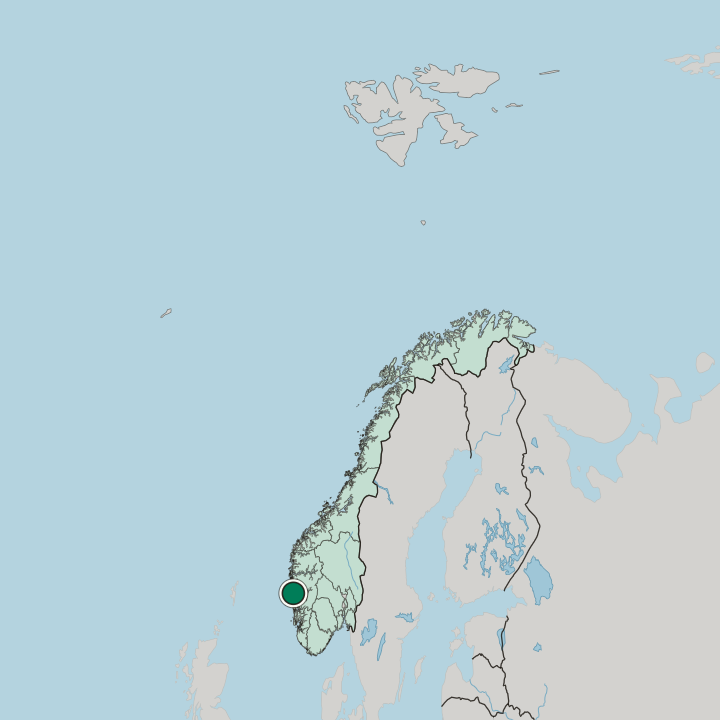 Map showing Straume — In Norway