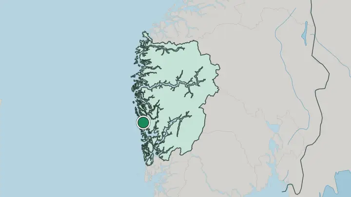 Map of Straume in Norway