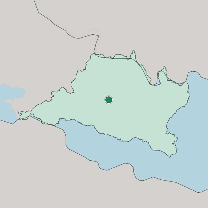 Map showing Kathmandu — In Bagmati Province