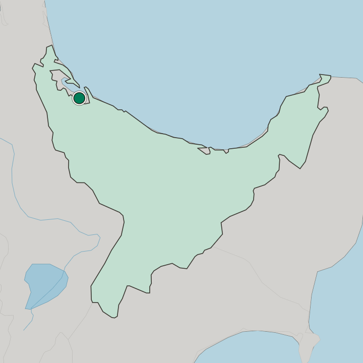 Map showing Tauranga — In Bay of Plenty