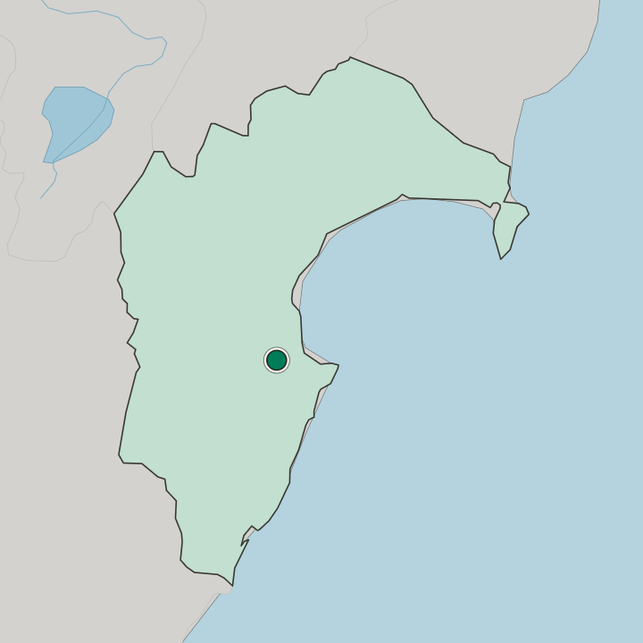 Map showing Flaxmere — In Hawke's Bay