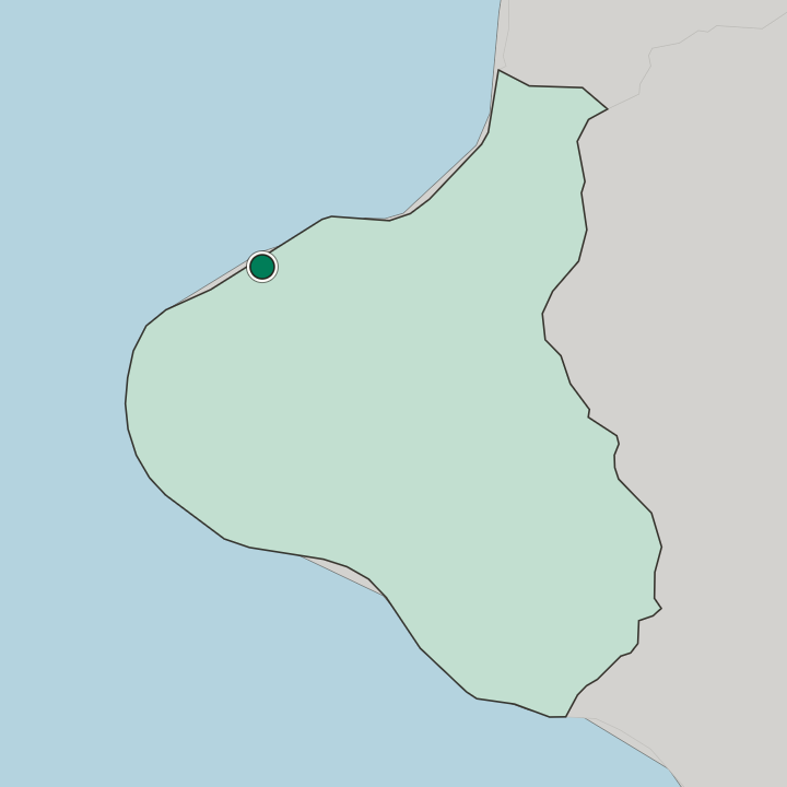 Map showing New Plymouth — In Taranaki