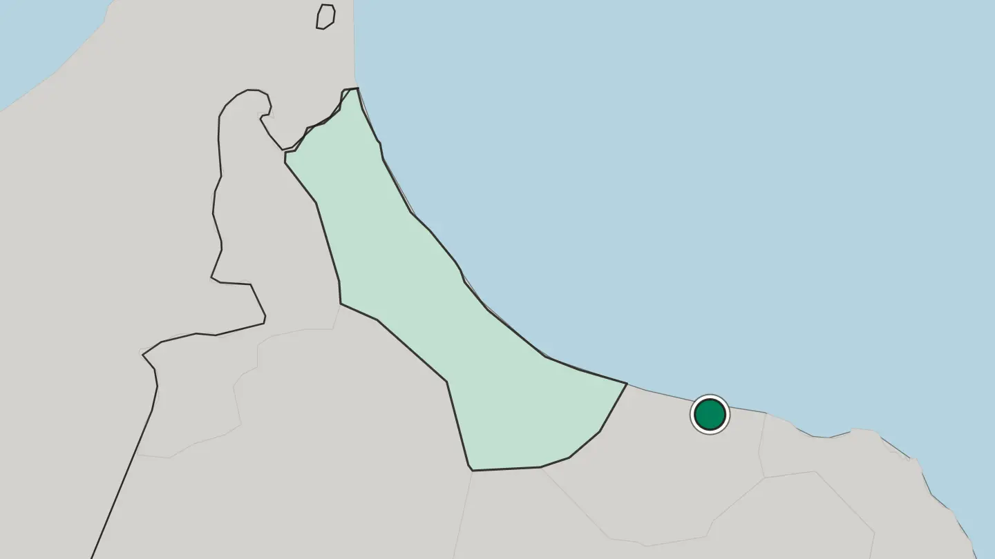 Map of Barkā’ in Oman