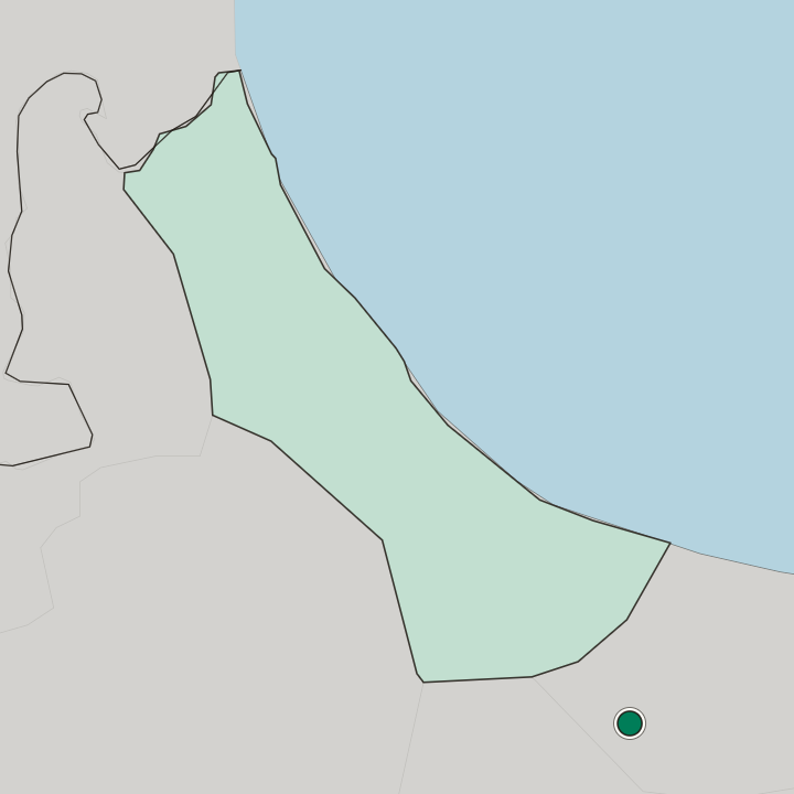 Map showing Rustaq — In Al Batinah South Governorate