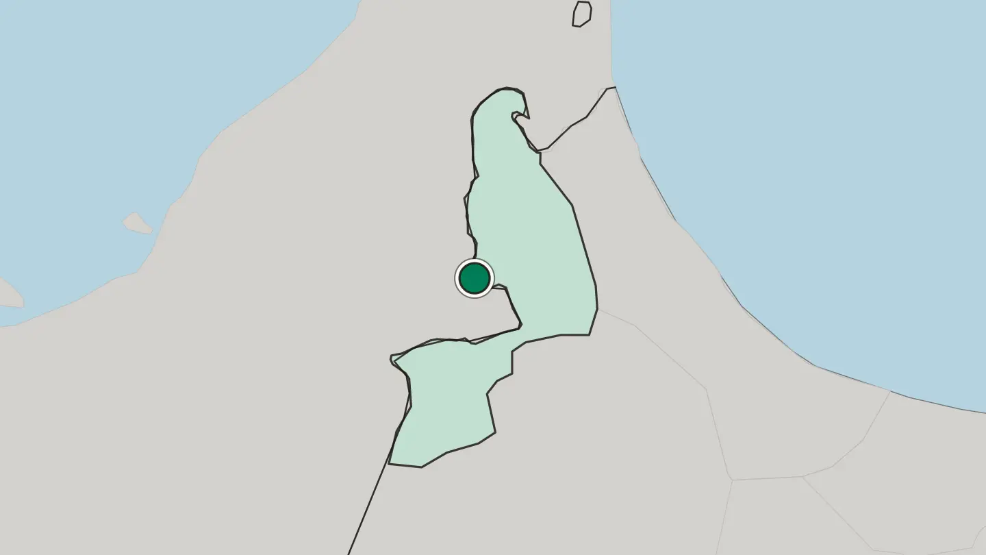 Map of Al Buraymī in Oman