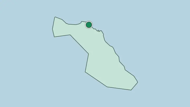 Map of Muscat in Oman