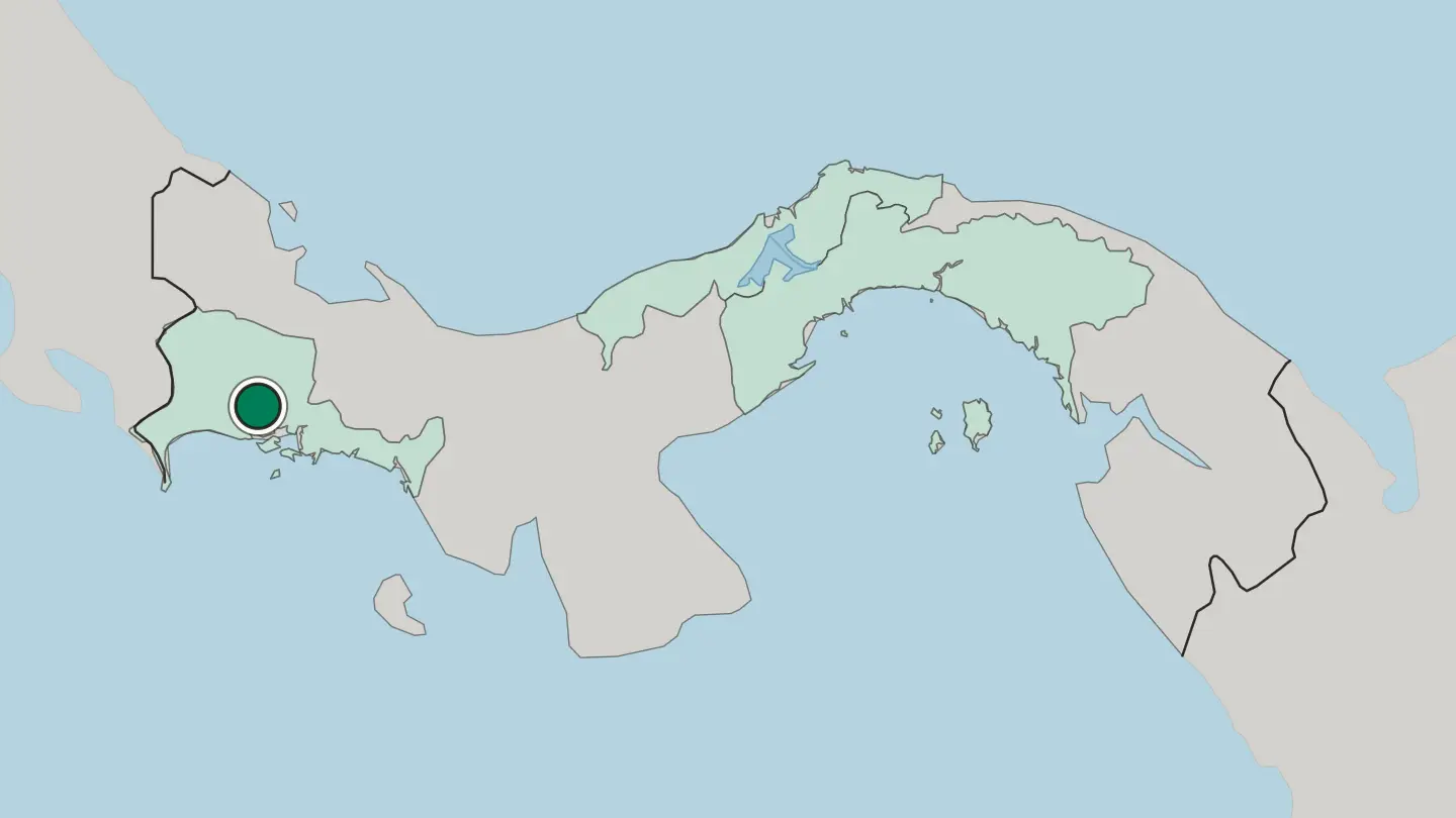 Map of David in Panama